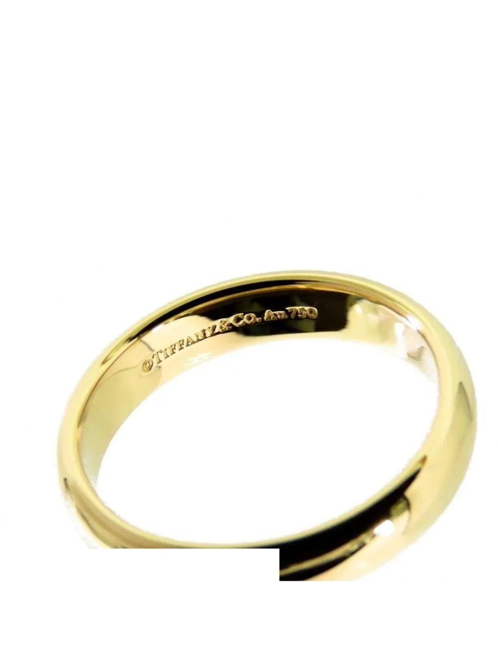 Tiffany & Co Forever Band Ring Yellow Gold 18K